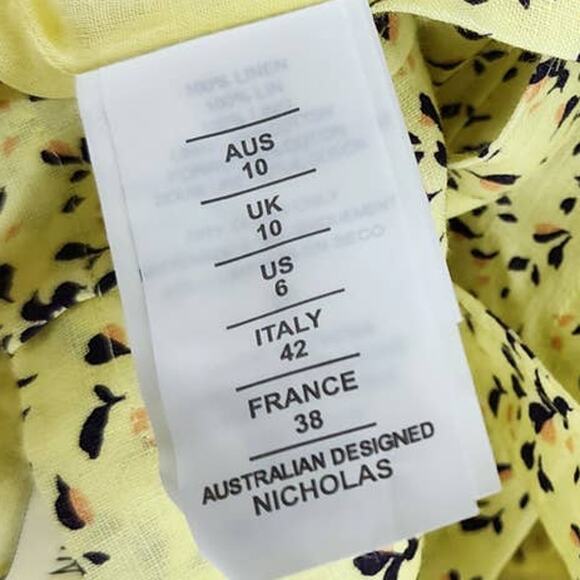 NICHOLAS Wylda Tie Strap Crop Top In Charlsbury Olympic - Picture 6 of 8